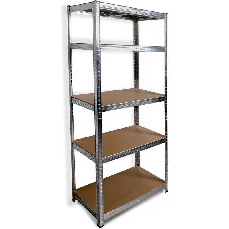 Heavy Duty 5-Tier Boltless Racking | 180 x 90 x 40cm | 875kg Capacity